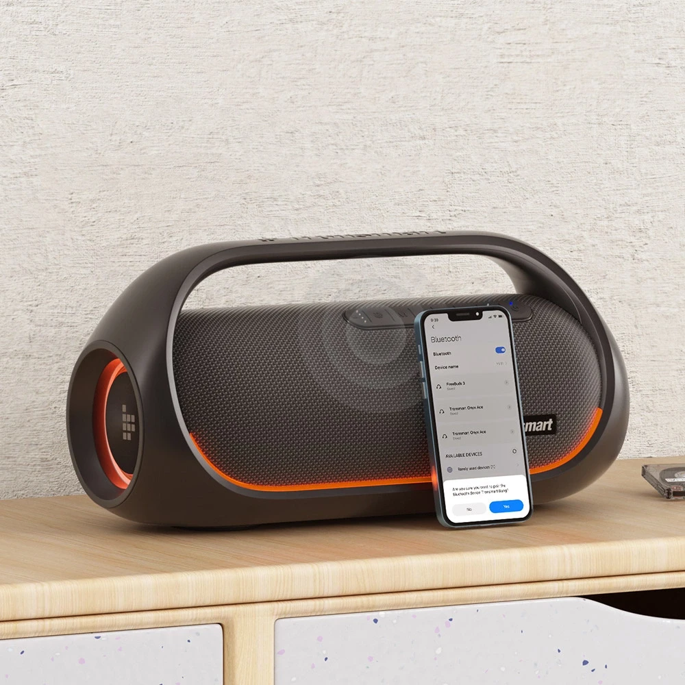 Nešiojama kolonėlė Tronsmart Bang 60W Powerbank, Juoda aprašymas - Prekės nuotrauka Nešiojama kolonėlė Tronsmart Bang 60W Powerbank, Juoda aprašymas - Prekės nuotrauka