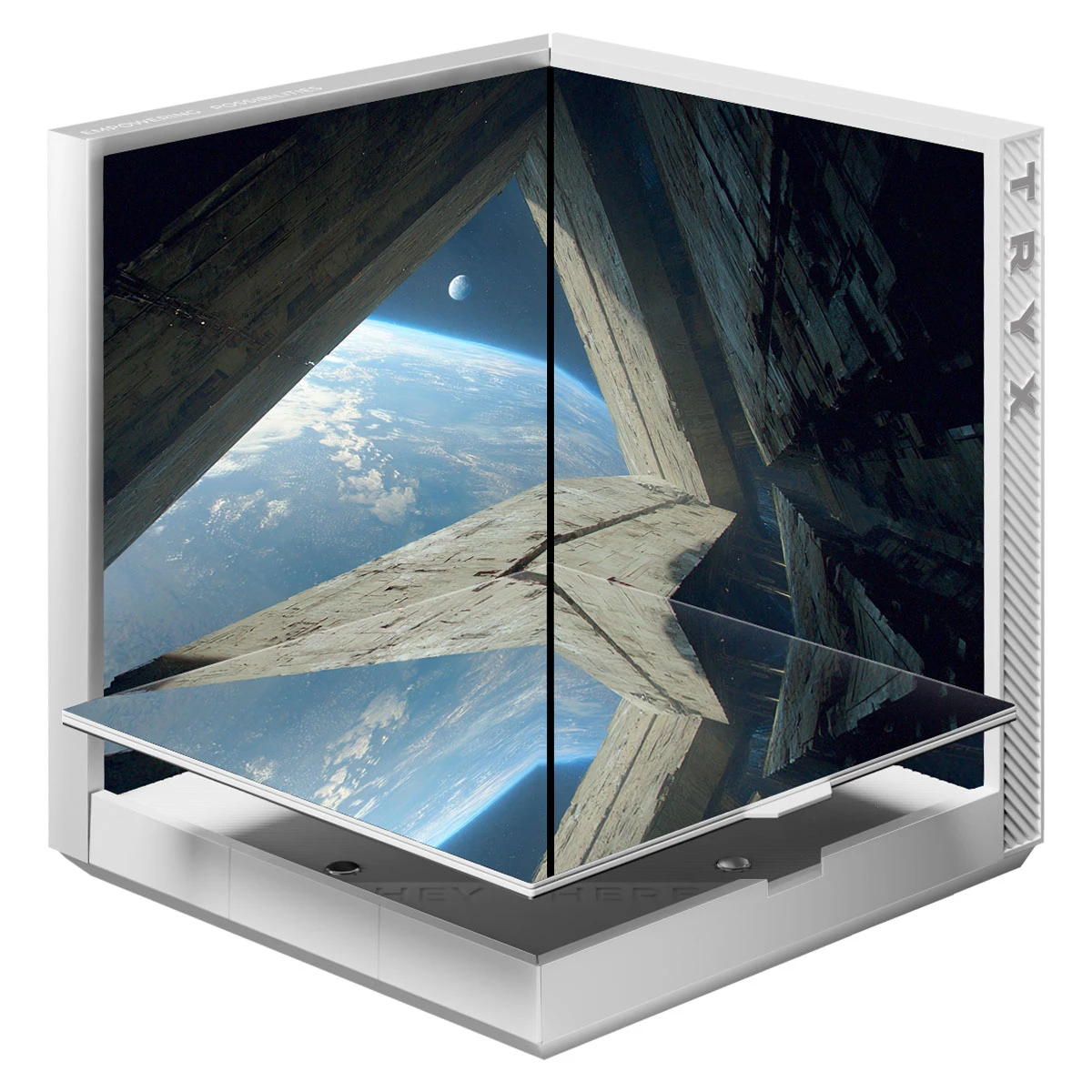 TRYX STAGE ARGB 360 AiO Vanduo Cooling, Dual IPS Ekranas – 360mm, Baltas aprašymas - Prekės nuotrauka