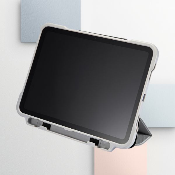 Tucano Alunno dėklas skirtas Apple iPad 11″ A16 (2025) / Apple iPad 10.9″ 10th gen. (2022), pilkos spalvos aprašymas - Prekės nuotrauka