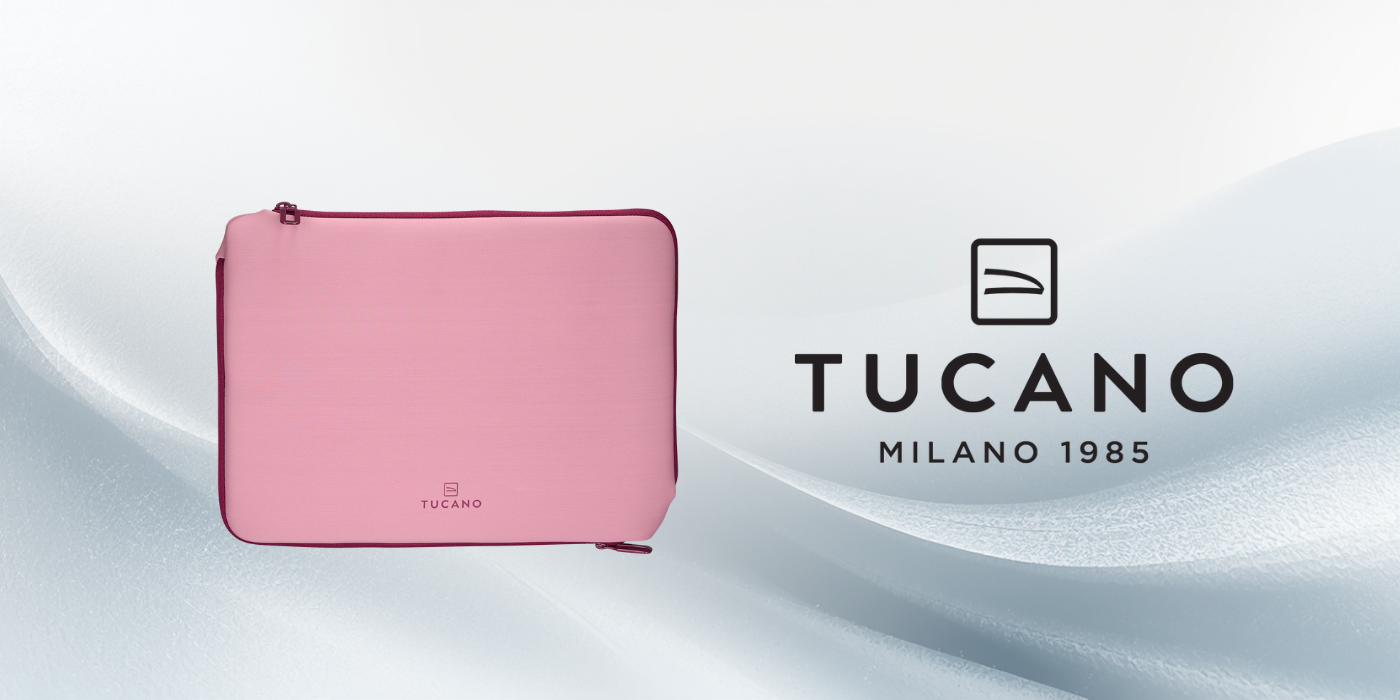 Tucano Colore Sleeve krepšys kompiuteriui 17“/18” for 17“/18” laptops pink aprašymas - Prekės nuotrauka