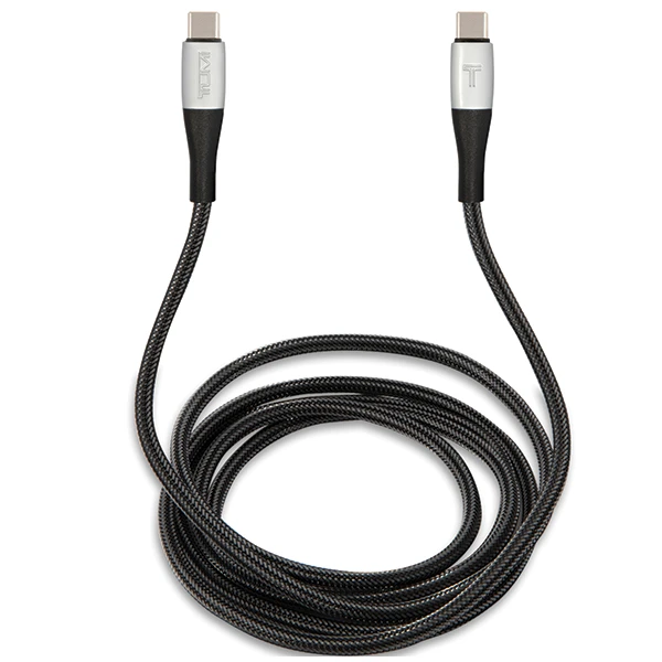 TUMI TUCCSUSBC kabelis USB-C - USB-C 1.5mFast Charging juodos spalvos aprašymas - Prekės nuotrauka