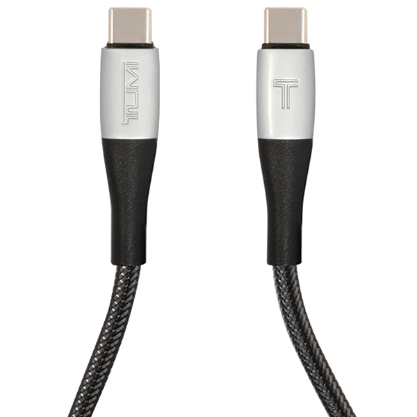 TUMI TUCCSUSBC USB-C į USB-C laidas 1.5m greito įkrovimo, juodos spalvos aprašymas - Prekės nuotrauka