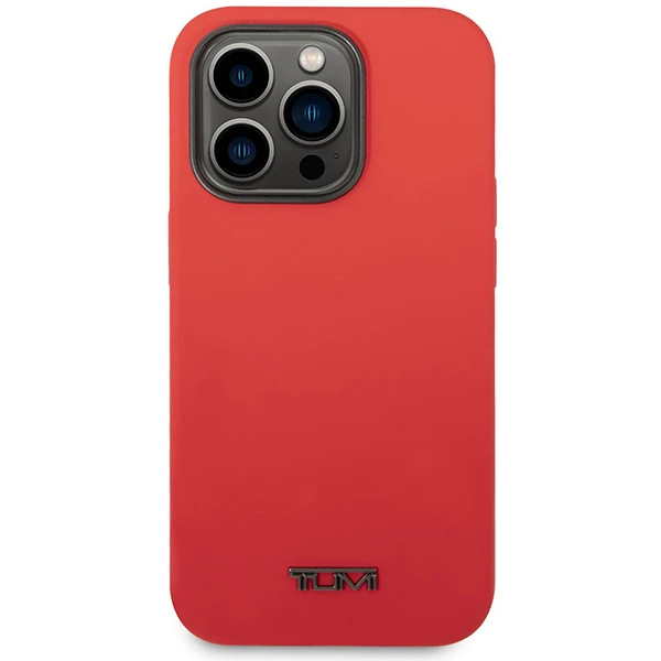 „Tumi TUHCP14LSR iPhone 14 Pro 6.1“ raudonas kietas dėklas iš skysto silikono | Tiekimas aprašymas - Prekės nuotrauka