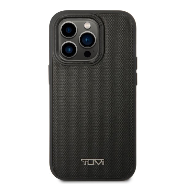 Tumi TUHMP15LRBAK Apple iPhone 15 Pro 6.1″ juodos spalvos kietas dėklas with Leather Ballistic Pattern and MagSafe aprašymas - Prekės nuotrauka Tumi TUHMP15LRBAK Apple iPhone 15 Pro 6.1″ juodos spalvos kietas dėklas with Leather Ballistic Pattern and MagSafe aprašymas - Prekės nuotrauka