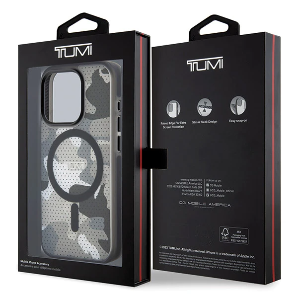 Dėklas Tumi TUHMP15LTCAMK Apple iPhone 15 Pro 6.1