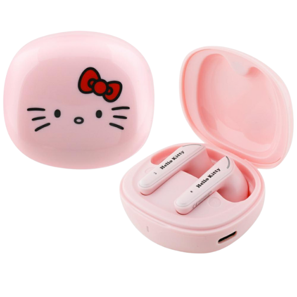 TWS Hello Kitty O Glossy Finish rožinės spalvos Ausinės aprašymas - Prekės nuotrauka TWS Hello Kitty O Glossy Finish rožinės spalvos Ausinės aprašymas - Prekės nuotrauka
