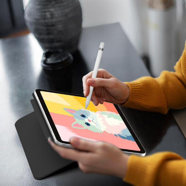 Typecase Folio Duo dėklas su klaviatūra, skirtas iPad Air 11″ M2 2024 / M3 2025 / M4 2026, juodos spalvos aprašymas - Prekės nuotrauka