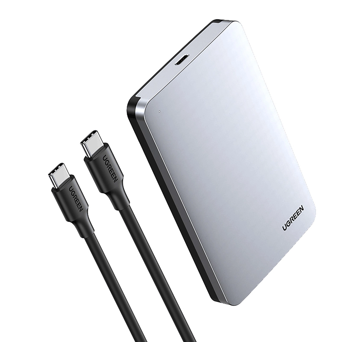 Ugreen CM300 70499 skyrius 2,5'' SATA 3.0 6Gbps kietasis diskas – pilkas + USB-C – USB-C laidas 0,5 m aprašymas - Prekės nuotrauka
