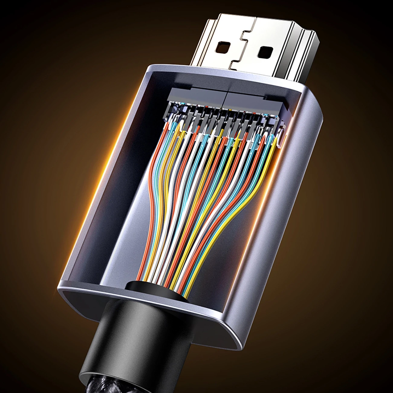 Ugreen HD171 25908 kabelis HDMI 2.1 8K connectors certified 1 m - pilkos spalvos aprašymas - Prekės nuotrauka Ugreen HD171 25908 kabelis HDMI 2.1 8K connectors certified 1 m - pilkos spalvos aprašymas - Prekės nuotrauka