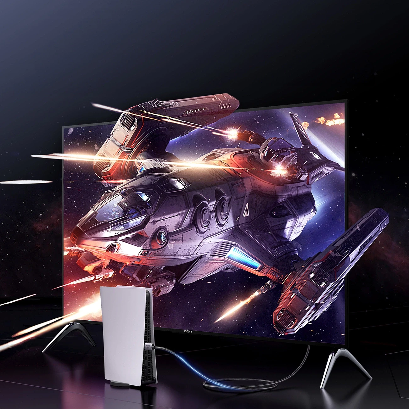Kabelis Ugreen HD171 25910 su HDMI 2.1 8K sertifikuotas 2 m rutulinis aprašymas - Prekės nuotrauka
