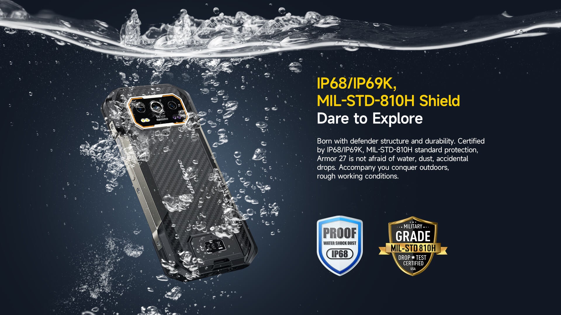 Ulefone Armor 27 12/256 Juodas EU aprašymas - Prekės nuotrauka Ulefone Armor 27 12/256 Juodas EU aprašymas - Prekės nuotrauka