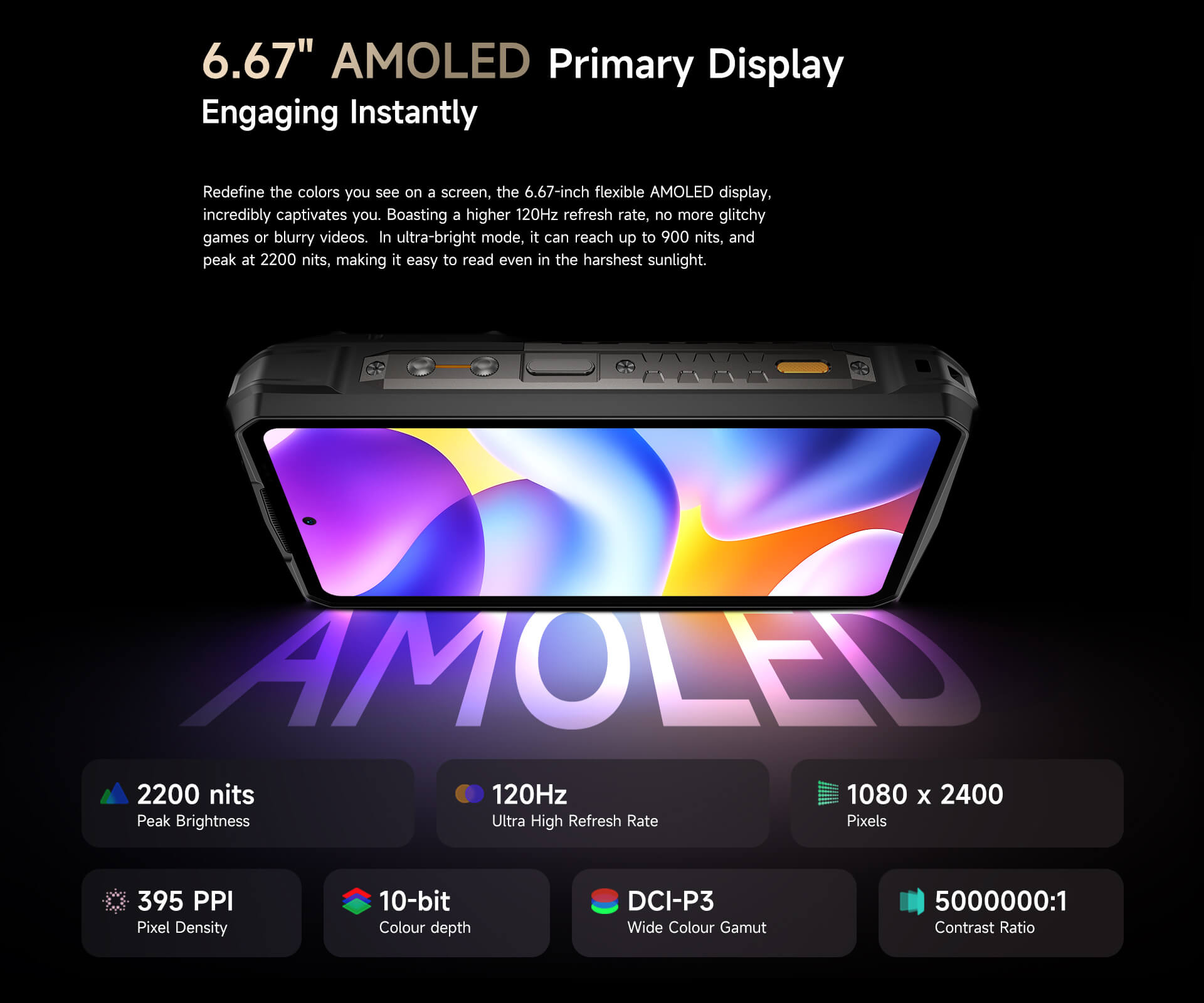 Ulefone Armor 29 Pro 16/512 Juodas EU aprašymas - Prekės nuotrauka