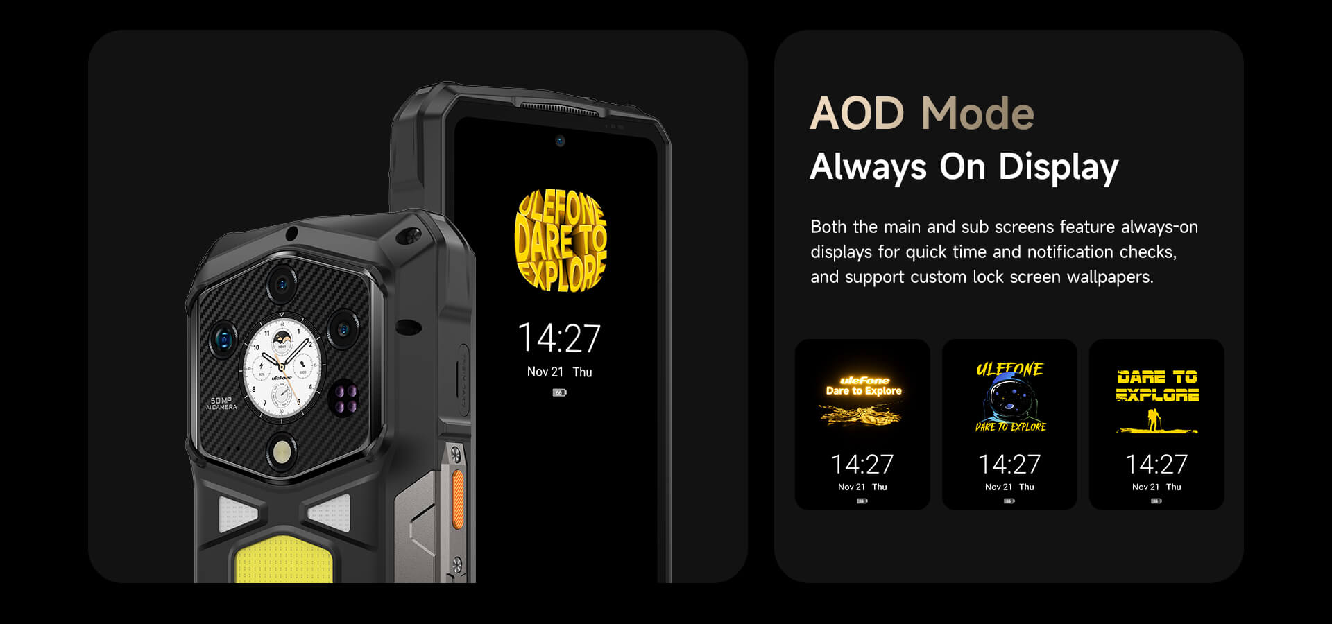 Ulefone Armor 29 Pro 16/512 Juodas EU aprašymas - Prekės nuotrauka