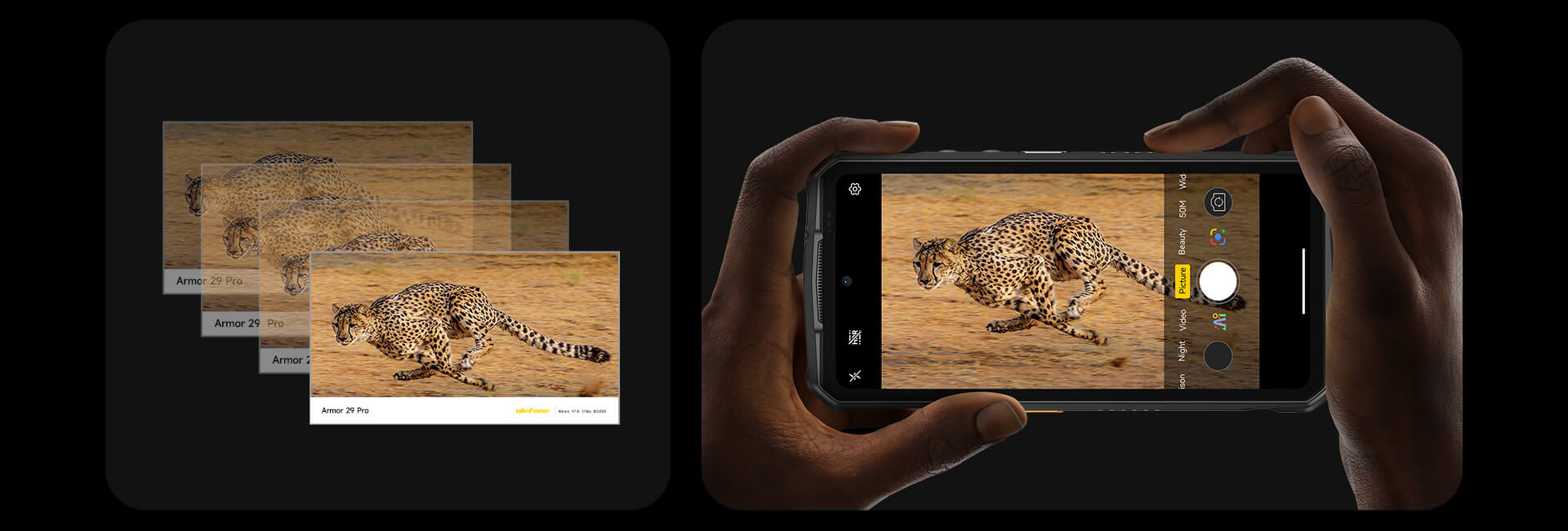 Ulefone Armor 29 Pro 16/512 Juodas EU aprašymas - Prekės nuotrauka