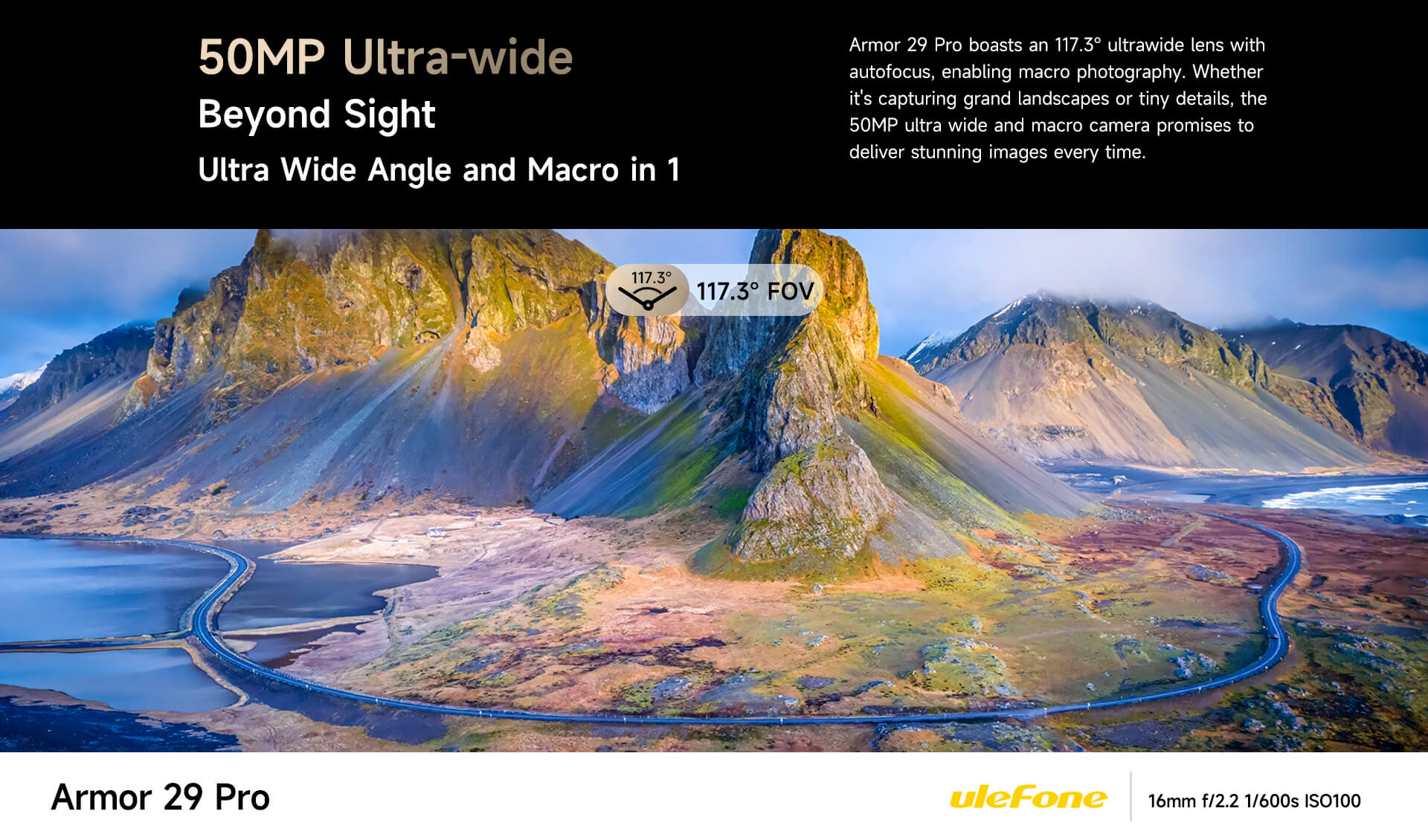 Ulefone Armor 29 Pro 16/512 Juodas EU aprašymas - Prekės nuotrauka