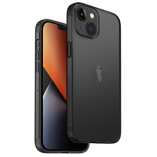 UNIQ Air Fender Dėklas iPhone 14 Plus 6,7″ dūminės pilkos spalvos skaidrus aprašymas - Prekės nuotrauka