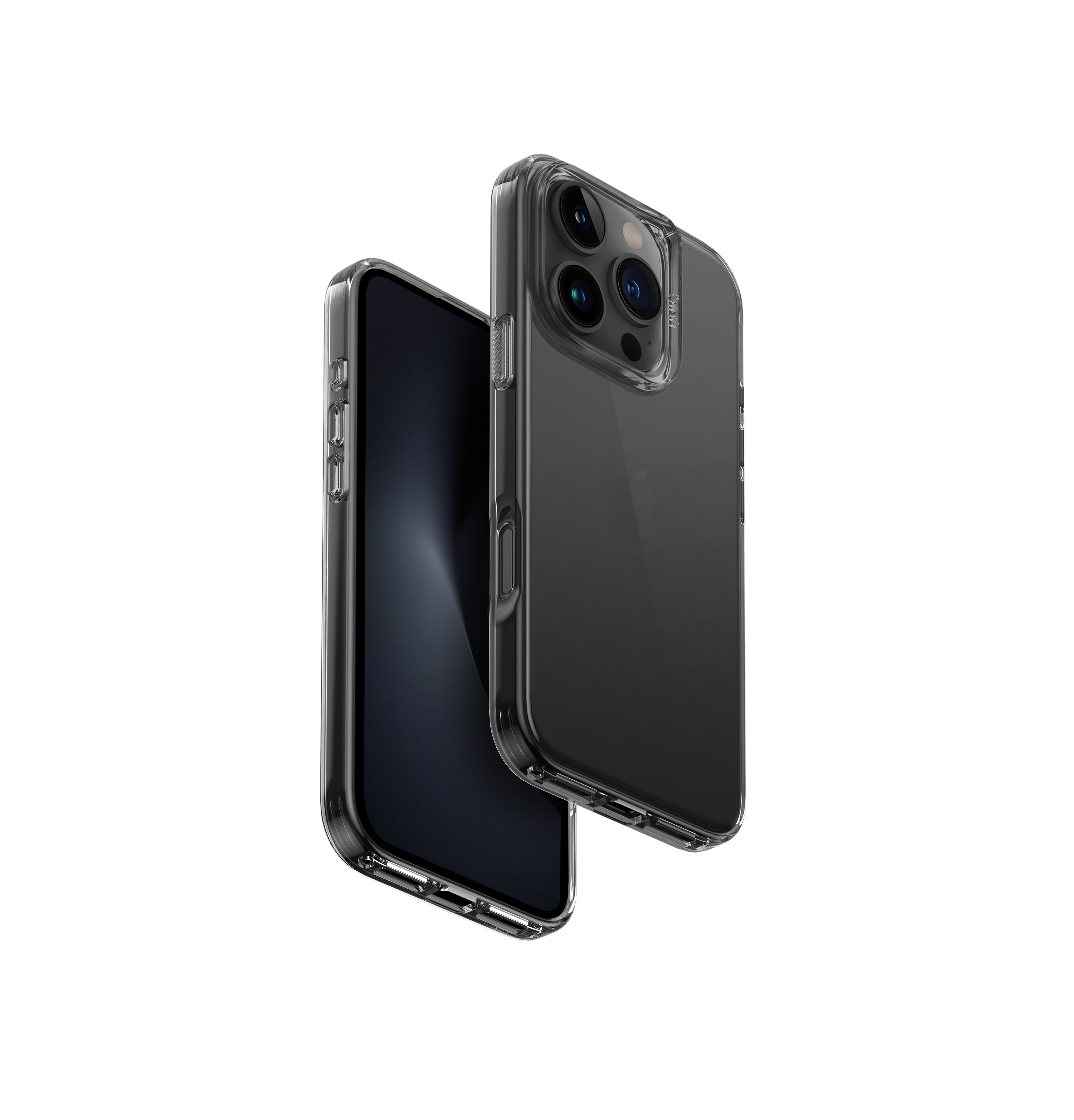 UNIQ Air Fender iPhone 16 Pro 6.3″ Dėklas pilkas/tamsintas aprašymas - Prekės nuotrauka