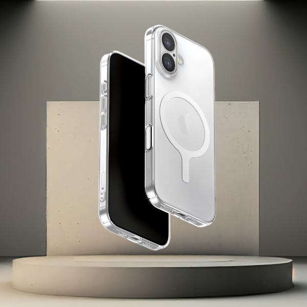 UNIQ Airsuit Dėklas for iPhone 17 Magclick Charging Transparent aprašymas - Prekės nuotrauka
