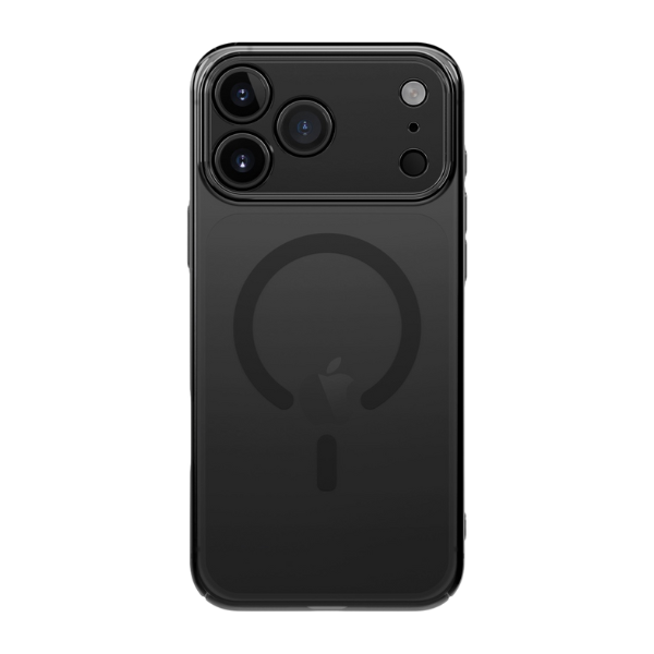 UNIQ Airsuit Dėklas iPhone 17 Pro Max Magclick įkrovimui, juodos spalvos aprašymas - Prekės nuotrauka