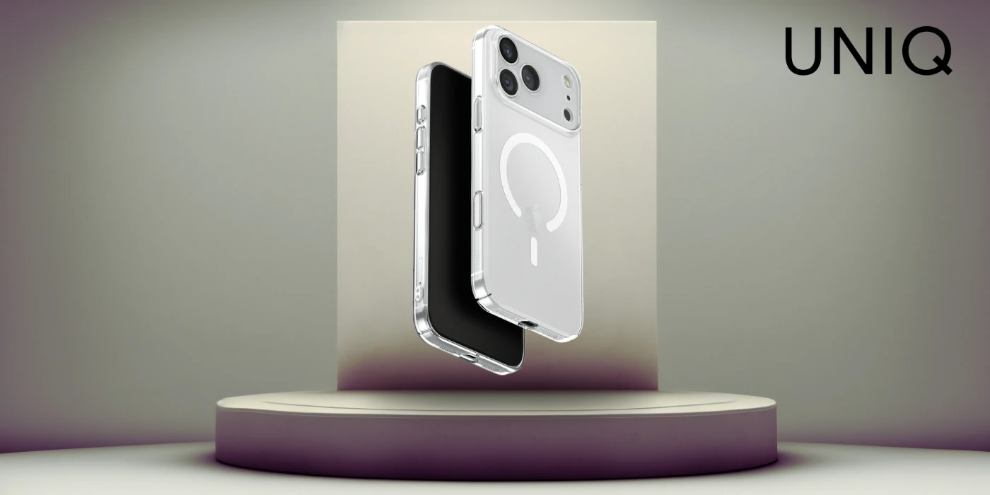 UNIQ Airsuit dėklas skirtas Apple iPhone 17 Pro Max Magclick Charging skaidrus aprašymas - Prekės nuotrauka UNIQ Airsuit dėklas skirtas Apple iPhone 17 Pro Max Magclick Charging skaidrus aprašymas - Prekės nuotrauka