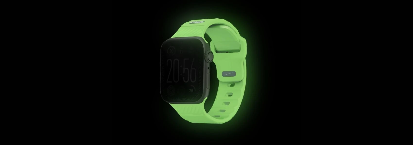UNIQ apyrankė Stride SE Apple Watch 42/41/40mm FKM Guminis dirželis lumes aprašymas - Prekės nuotrauka UNIQ apyrankė Stride SE Apple Watch 42/41/40mm FKM Guminis dirželis lumes aprašymas - Prekės nuotrauka