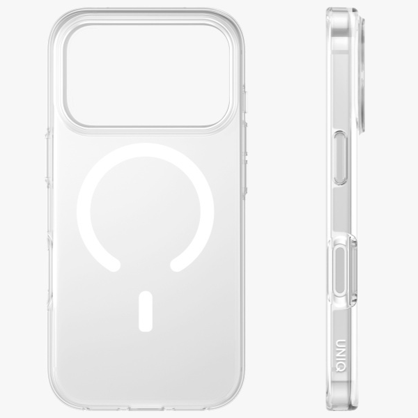 UNIQ Clario Dėklas Apple iPhone 17 Pro Magclick Charging skaidrus aprašymas - Prekės nuotrauka