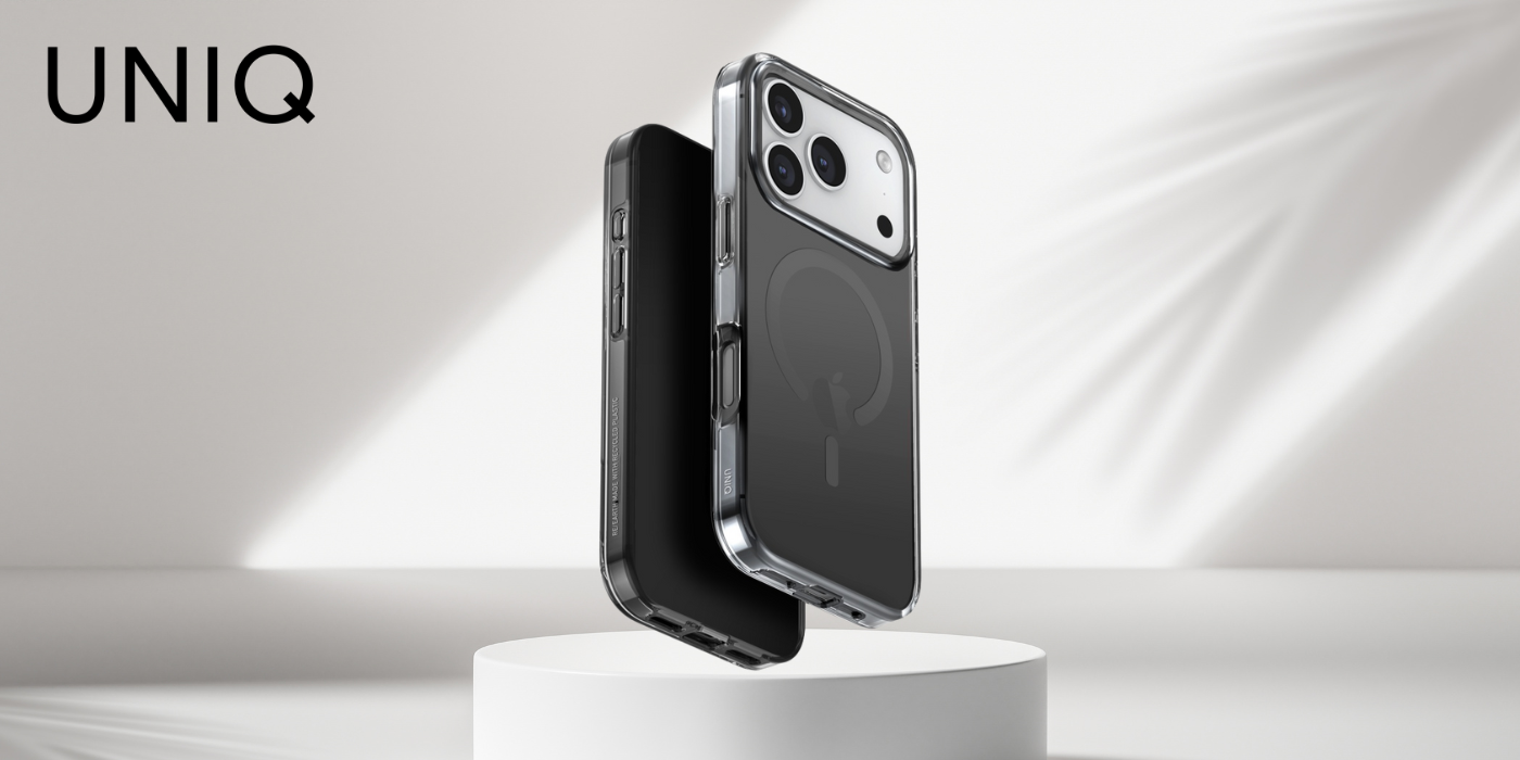 UNIQ Clario Dėklas Apple iPhone 17 Pro Magclick Charging juodos spalvos aprašymas - Prekės nuotrauka
