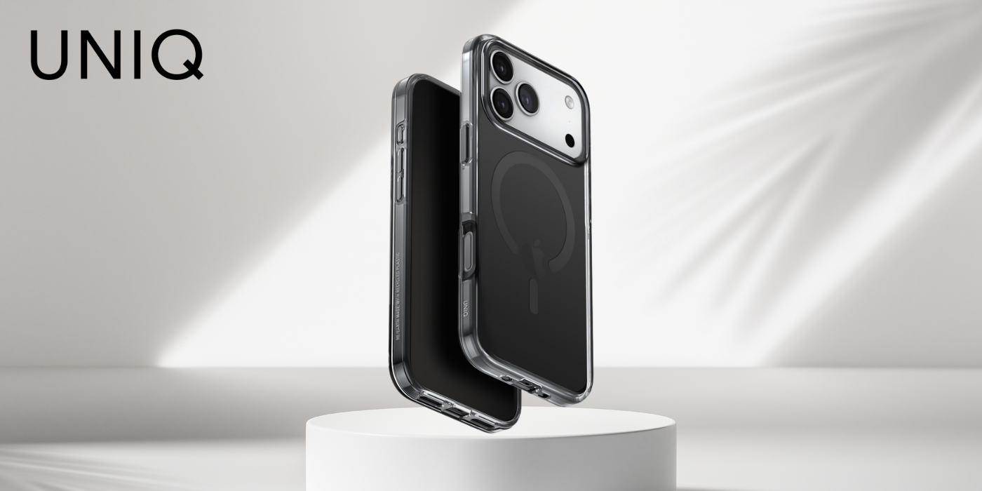 UNIQ Clario Dėklas Apple iPhone 17 Pro Max Magclick Charging juodos spalvos aprašymas - Prekės nuotrauka UNIQ Clario Dėklas Apple iPhone 17 Pro Max Magclick Charging juodos spalvos aprašymas - Prekės nuotrauka