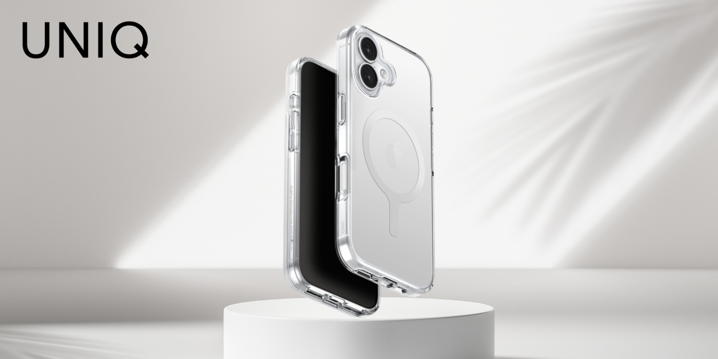 UNIQ Clario Dėklas iPhone 17 Magclick Charging skaidrus aprašymas - Prekės nuotrauka