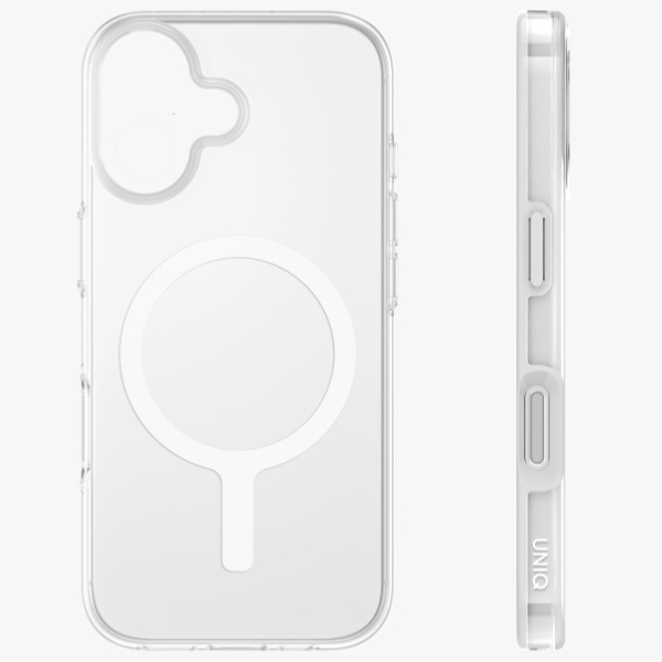 UNIQ Clario Dėklas iPhone 17 Magclick Charging skaidrus aprašymas - Prekės nuotrauka