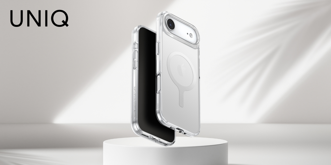 UNIQ Clario Dėklas iPhone Air Magclick Charging skaidrus aprašymas - Prekės nuotrauka