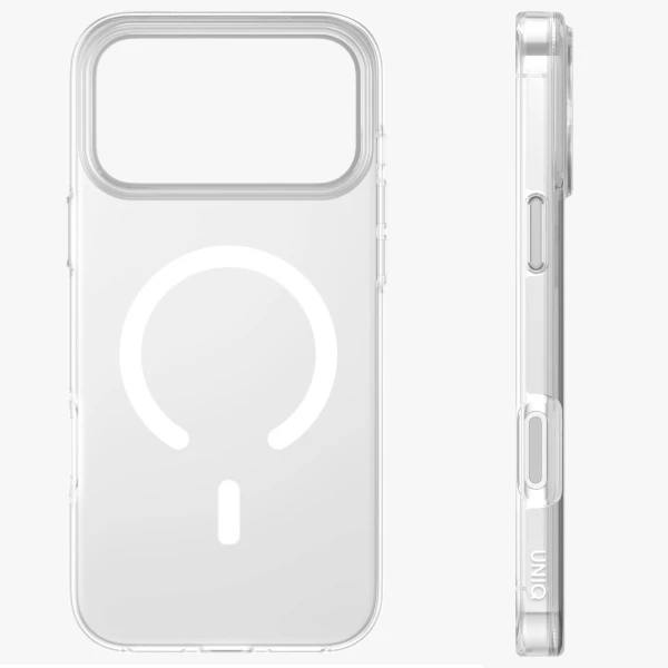 UNIQ Clario dėklas skirtas Apple iPhone 17 Pro Max Magclick Charging skaidrus aprašymas - Prekės nuotrauka UNIQ Clario dėklas skirtas Apple iPhone 17 Pro Max Magclick Charging skaidrus aprašymas - Prekės nuotrauka