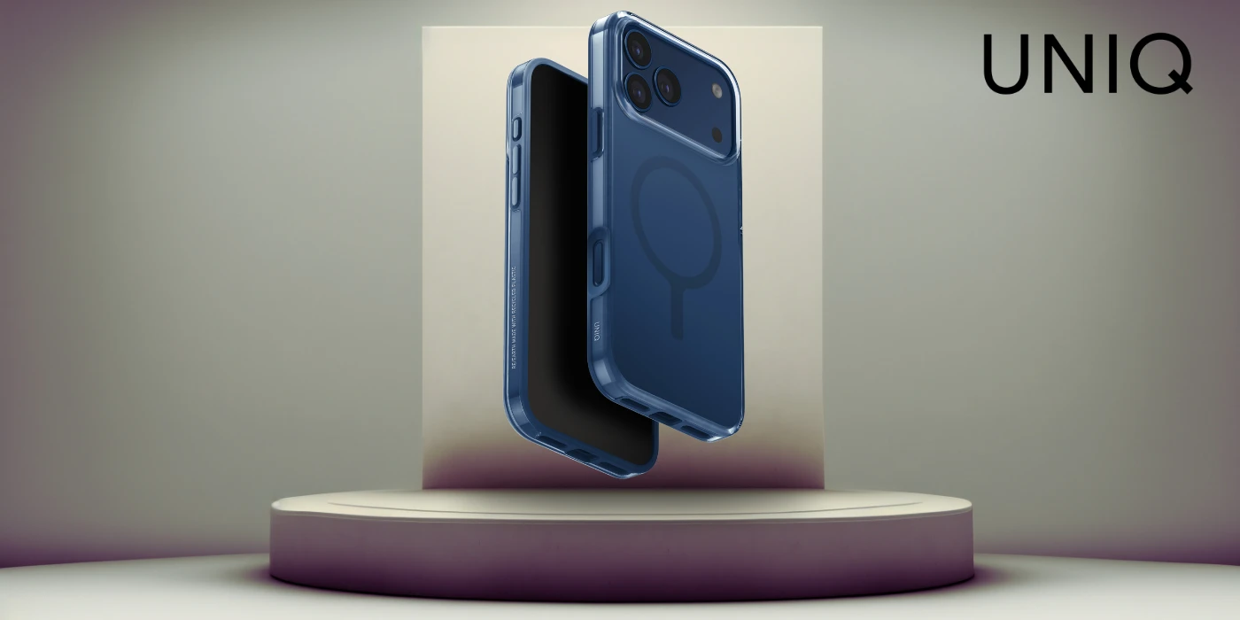 UNIQ Clario dėklas skirtas Apple iPhone 17 Pro Max Magclick Charging mėlynos spalvos aprašymas - Prekės nuotrauka UNIQ Clario dėklas skirtas Apple iPhone 17 Pro Max Magclick Charging mėlynos spalvos aprašymas - Prekės nuotrauka