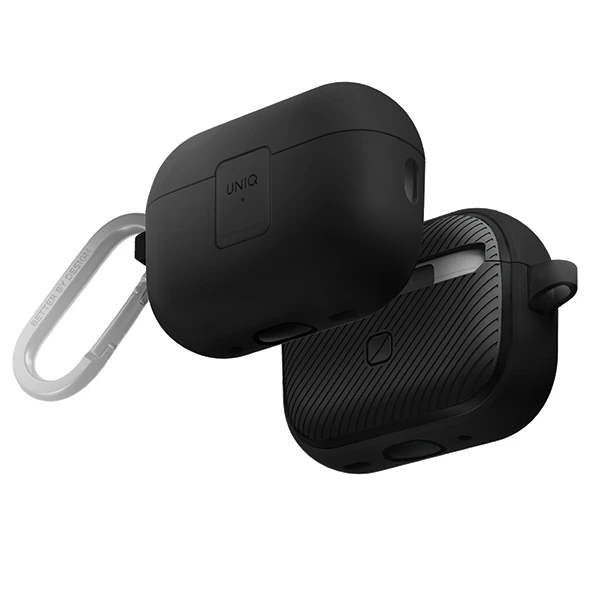 UNIQ Clyde Lock dėklas AirPods Pro 2 (2022/2023) juodas-dark pilkas/charcoal-dark pilkas aprašymas - Prekės nuotrauka UNIQ Clyde Lock dėklas AirPods Pro 2 (2022/2023) juodas-dark pilkas/charcoal-dark pilkas aprašymas - Prekės nuotrauka