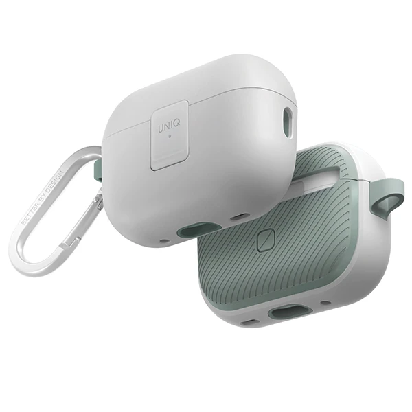 UNIQ Clyde Lock dėklas AirPods Pro 2 (2022/2023) baltas-mint/dove baltas-soft mint aprašymas - Prekės nuotrauka UNIQ Clyde Lock dėklas AirPods Pro 2 (2022/2023) baltas-mint/dove baltas-soft mint aprašymas - Prekės nuotrauka