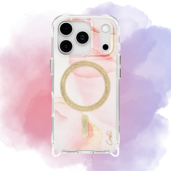 UNIQ Coehl Aeris Dėklas iPhone 17 Pro su magnetiniu įkrovimu, rožinės spalvos aprašymas - Prekės nuotrauka