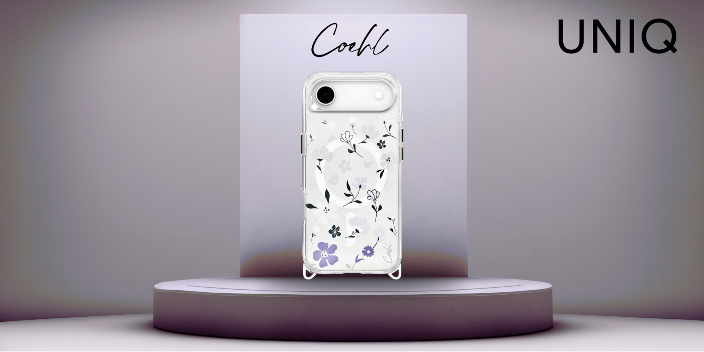 UNIQ Coehl Amara dėklas skirtas iPhone su Air Magnetic Charging funkcija, alyvinės spalvos aprašymas - Prekės nuotrauka