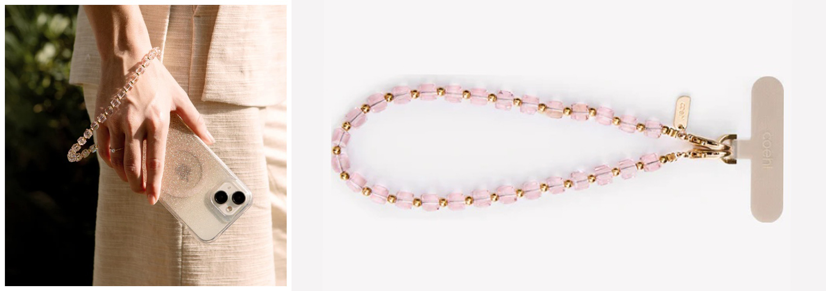 UNIQ Coehl Candy Gem Handstrap universali virvelė skirta telefonui ant rankos rožinės spalvos candy aprašymas - Prekės nuotrauka UNIQ Coehl Candy Gem Handstrap universali virvelė skirta telefonui ant rankos rožinės spalvos candy aprašymas - Prekės nuotrauka