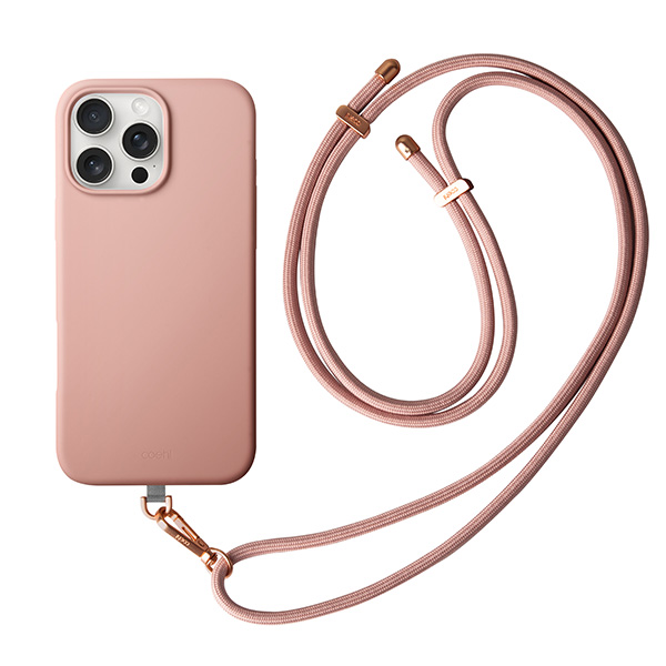 UNIQ Coehl Creme iPhone 16 Pro 6.3″ magnetinis įkrovimo dėklas, rožinės spalvos ballet rožinės spalvos aprašymas - Prekės nuotrauka