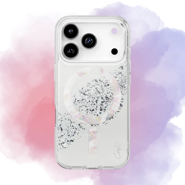 UNIQ Coehl Crystelle dėklas skirtas Apple iPhone 17 Pro Magnetic Charging sidabro spalvos aprašymas - Prekės nuotrauka UNIQ Coehl Crystelle dėklas skirtas Apple iPhone 17 Pro Magnetic Charging sidabro spalvos aprašymas - Prekės nuotrauka