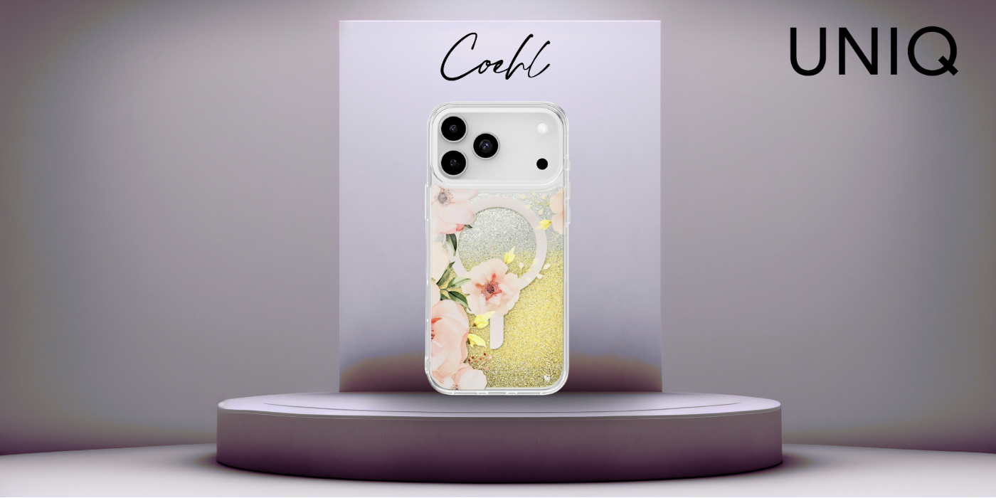 UNIQ Coehl Fleurette dėklas, skirtas iPhone 17 Pro Max, su magnetiniu įkrovimu aprašymas - Prekės nuotrauka