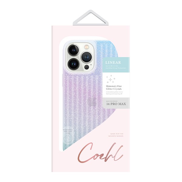 UNIQ Coehl Linear Dėklas Apple iPhone 14 Pro Max 6,7″ stardust aprašymas - Prekės nuotrauka