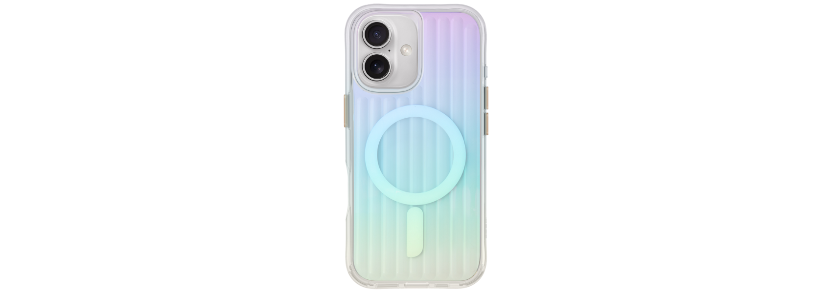 UNIQ Coehl Linear iPhone 16 dėklas 6.1″ magnetinis įkrovimas Opal vaivorykštinis aprašymas - Prekės nuotrauka