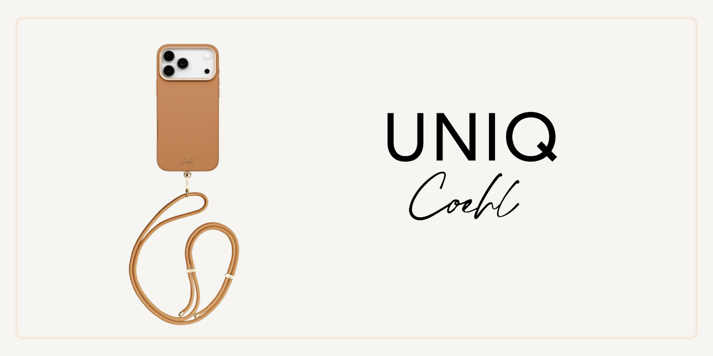 UNIQ Coehl Mirelle dėklas iPhone 17 Pro Max su magnetiniu įkrovimu, rudos spalvos aprašymas - Prekės nuotrauka