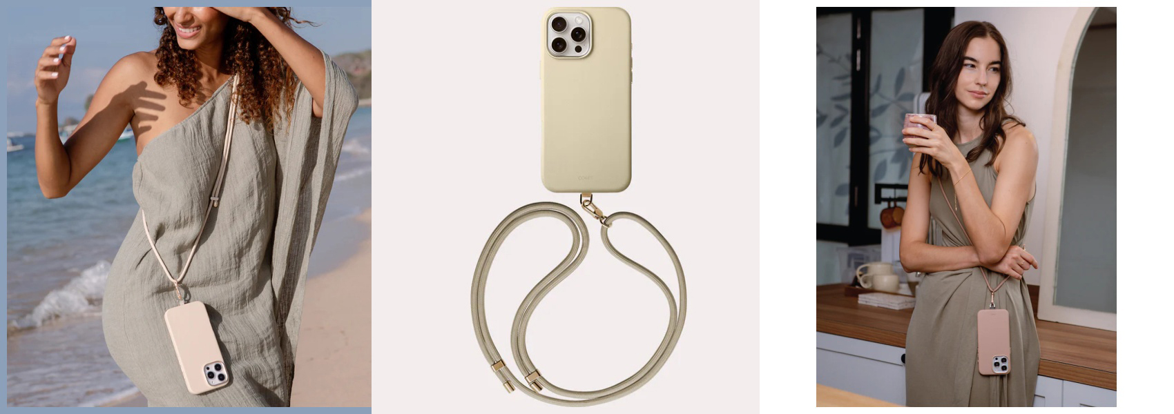 UNIQ Coehl Muse iPhone 16 Pro 6.3″ magnetinis įkrovimo dėklas cream aprašymas - Prekės nuotrauka
