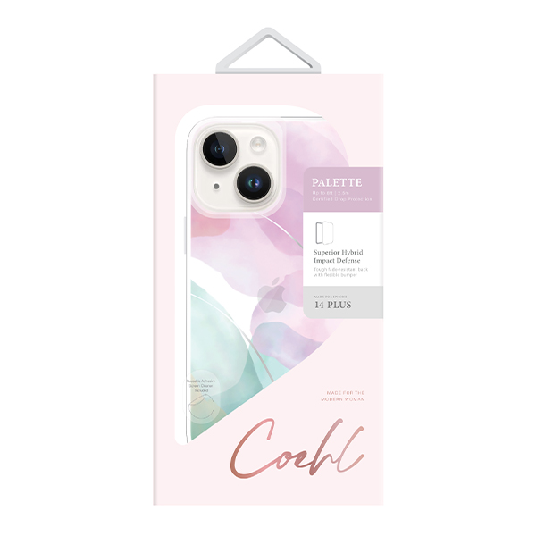 UNIQ Coehl Palette Dėklas Apple iPhone 14 Plus / 15 Plus 6,7″ soft lilac aprašymas - Prekės nuotrauka
