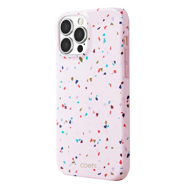 UNIQ Coehl Terrazzo Dėklas Apple iPhone 13 Pro Max 6,7″ blush rožinės spalvos aprašymas - Prekės nuotrauka UNIQ Coehl Terrazzo Dėklas Apple iPhone 13 Pro Max 6,7″ blush rožinės spalvos aprašymas - Prekės nuotrauka