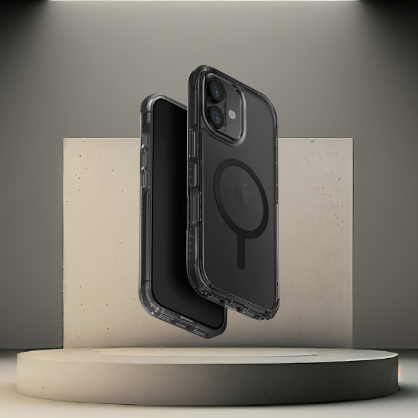 UNIQ Combat dėklas iPhone 17 Magclick – juodos spalvos aprašymas - Prekės nuotrauka