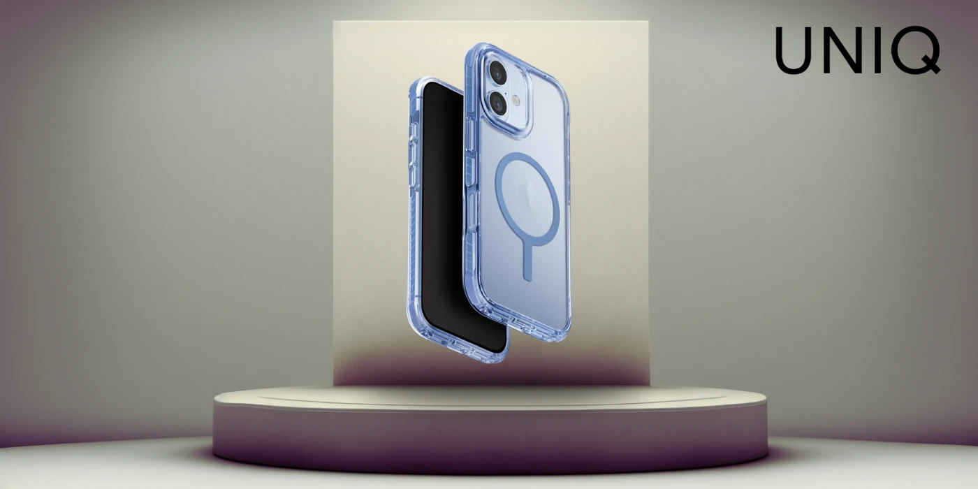 UNIQ Combat dėklas skirtas Apple iPhone 17 Magclick Charging mėlynos spalvos aprašymas - Prekės nuotrauka