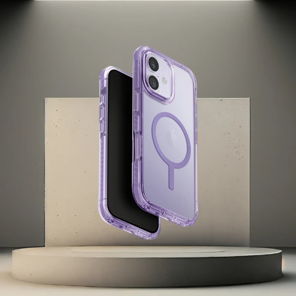 UNIQ Combat dėklas skirtas Apple iPhone 17 Magclick Charging lilac aprašymas - Prekės nuotrauka